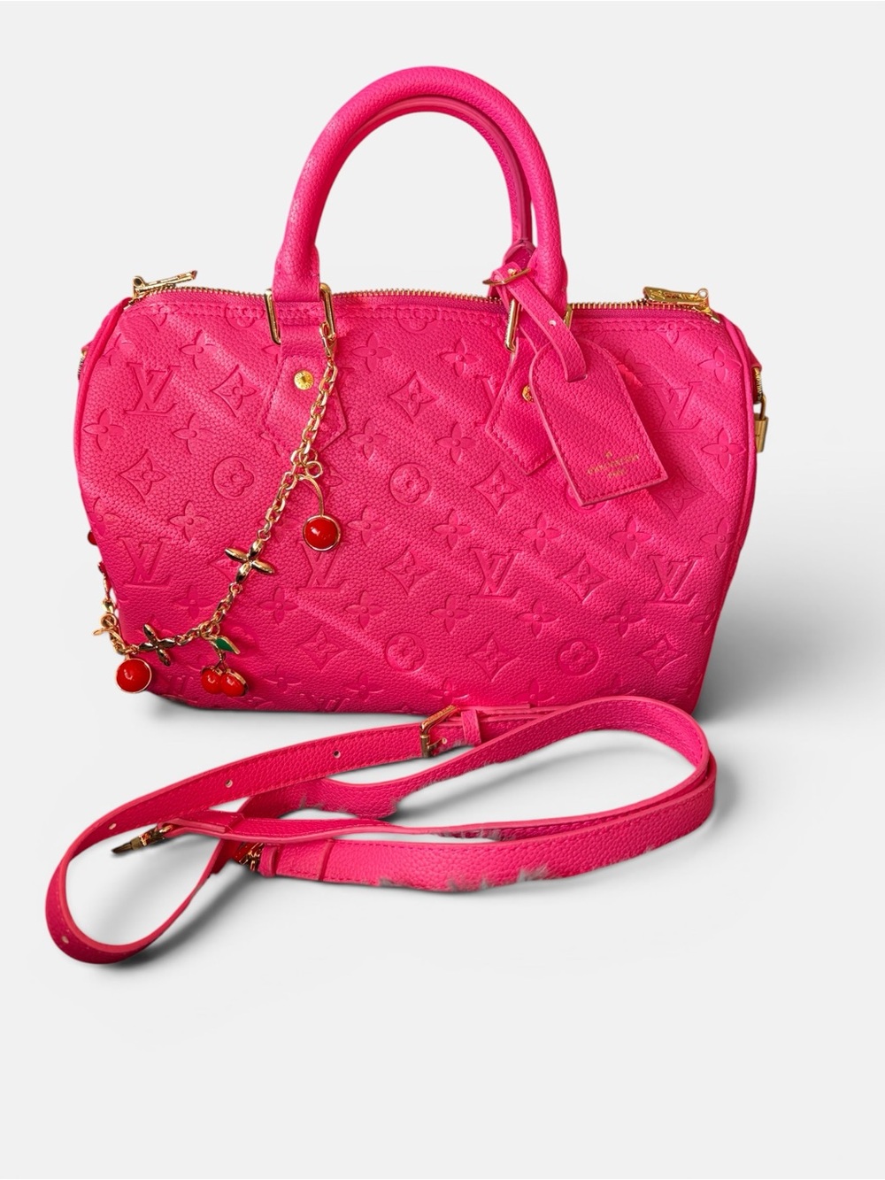 Hot Pink Soft leather speedy - Picture 2 of 11